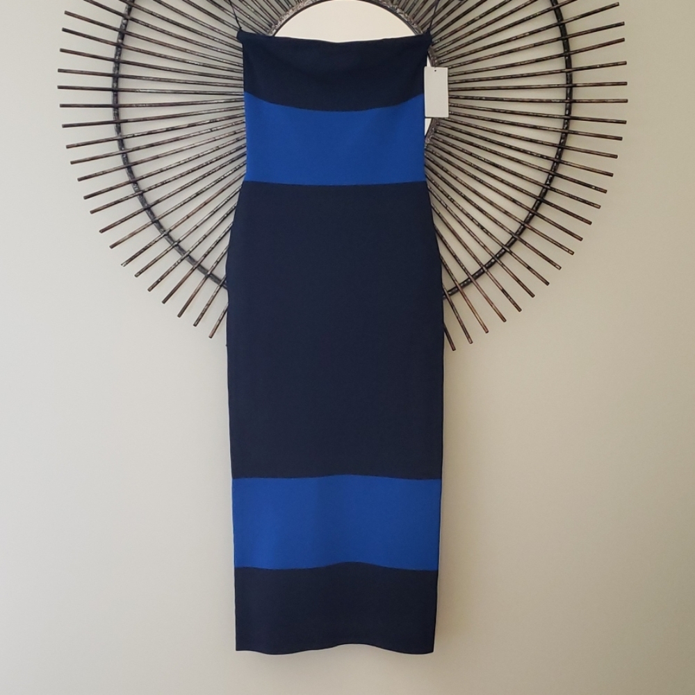 Trouve bandage bandeau calf-length dress